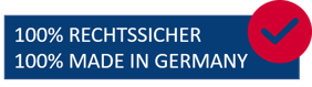 100%rechtssicher100%madeingermany