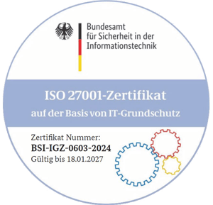 ISO Zertifikat